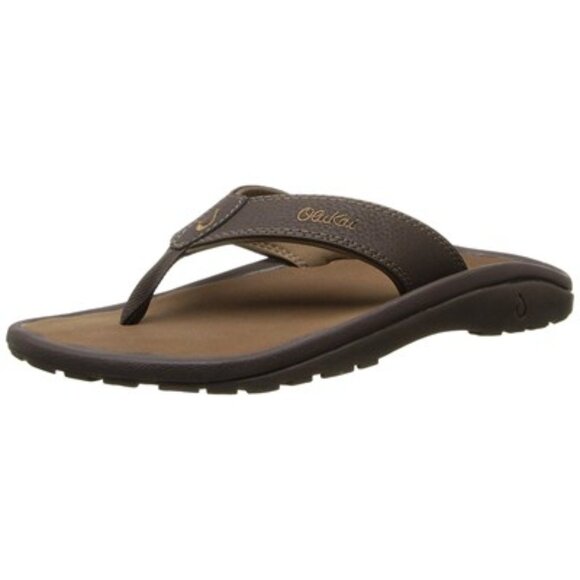 Olukai - Mens 'Ohana Sandals, size 14 US mens, color brown. - Picture 1 of 5